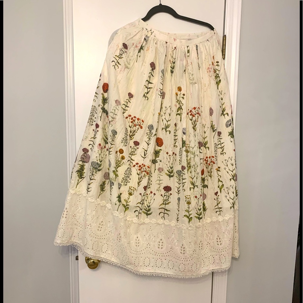 Floral maxi skirt from Anthropology